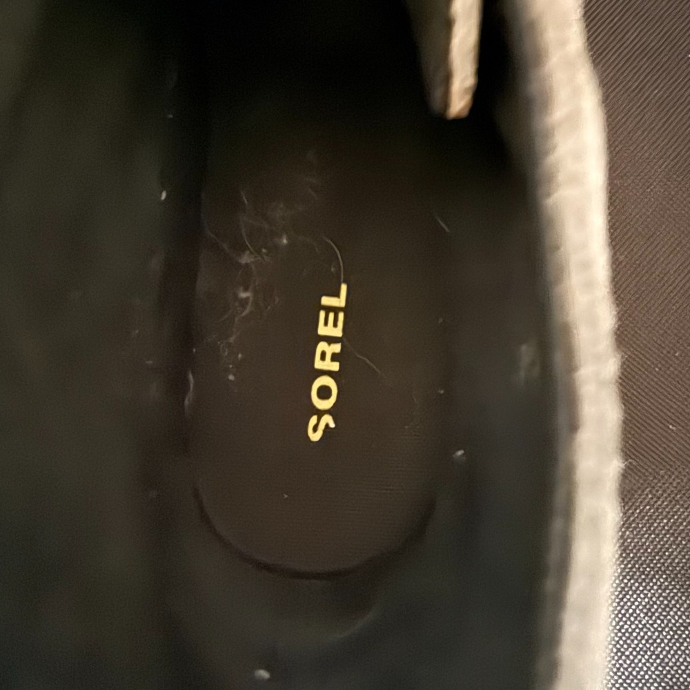 Sorel NL2339-081 Womens Waterproof Duck Boots Gray Yellow Lace Up Size 5 - Picture 10 of 12
